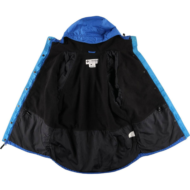 90s-00'S Vintage Columbia Mountain Parka Shell Jacket, Women's Size L unclear blue type Vintage Second Hand