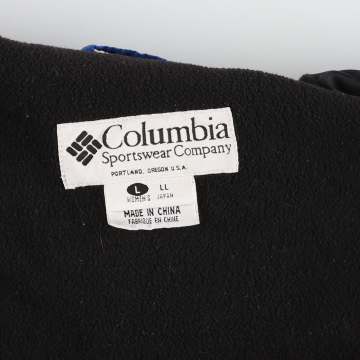 90s-00'S Vintage Columbia Mountain Parka Shell Jacket, Women's Size L unclear blue type Vintage Second Hand