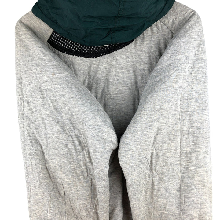 90'S Nike Back Logo Padded Hoodie Puffer Jacket Men's XL Vintage Nylon Green type dark green Vintage Second Hand