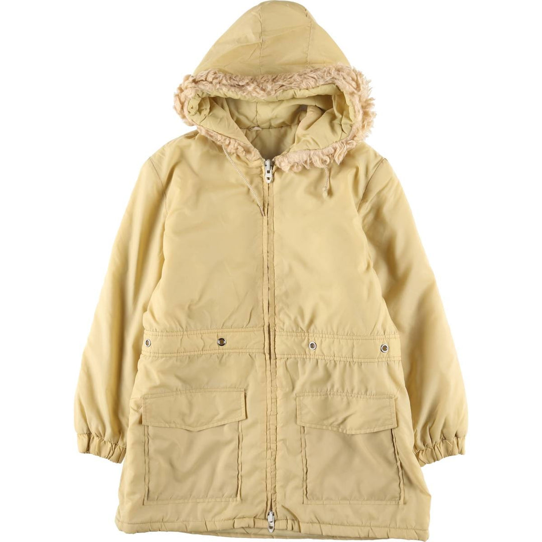 Vintage women's padded parka and puffer jacket, size L unclear yellow type Vintage Second Hand