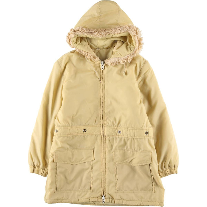 Vintage women's padded parka and puffer jacket, size L unclear yellow type Vintage Second Hand