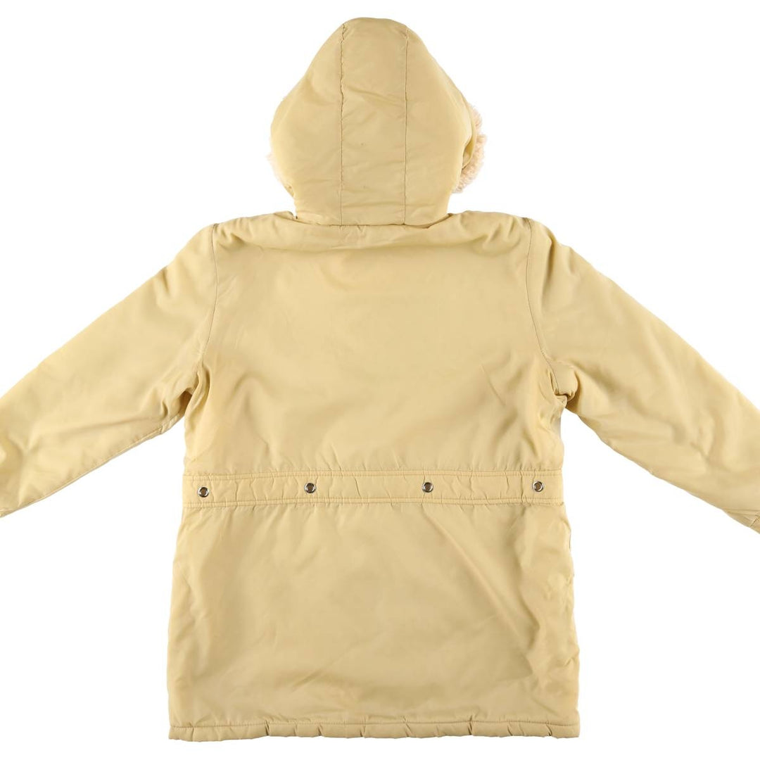 Vintage women's padded parka and puffer jacket, size L unclear yellow type Vintage Second Hand