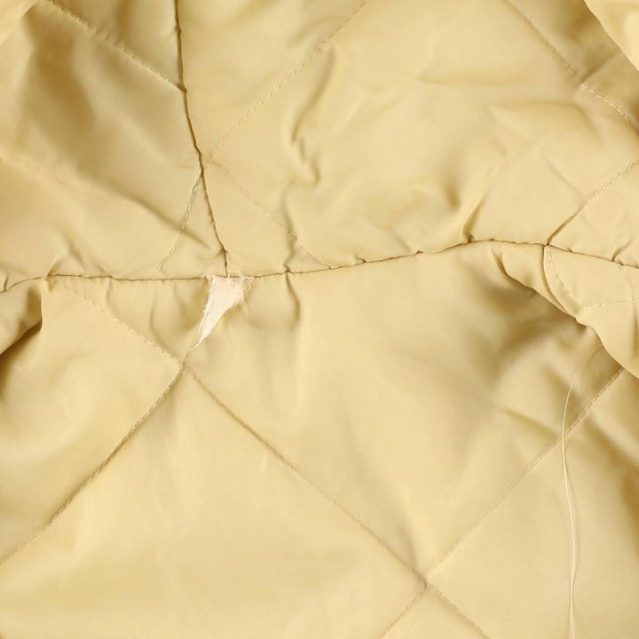 Vintage women's padded parka and puffer jacket, size L unclear yellow type Vintage Second Hand