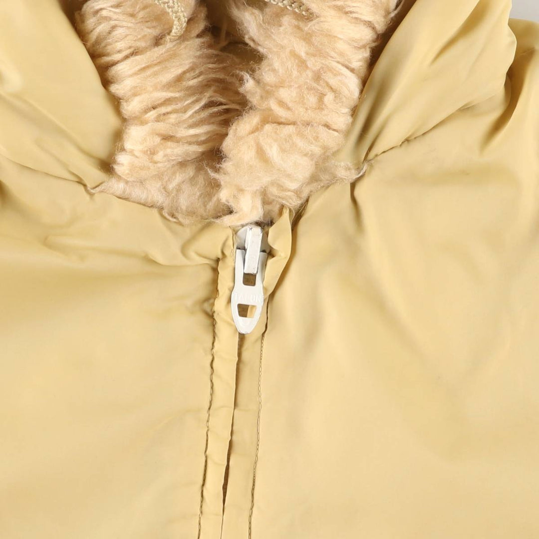 Vintage women's padded parka and puffer jacket, size L unclear yellow type Vintage Second Hand