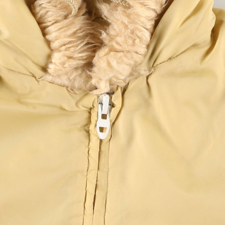 Vintage women's padded parka and puffer jacket, size L unclear yellow type Vintage Second Hand