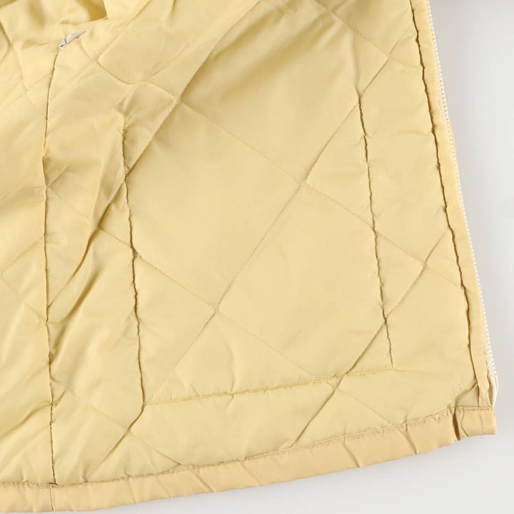 Vintage women's padded parka and puffer jacket, size L unclear yellow type Vintage Second Hand