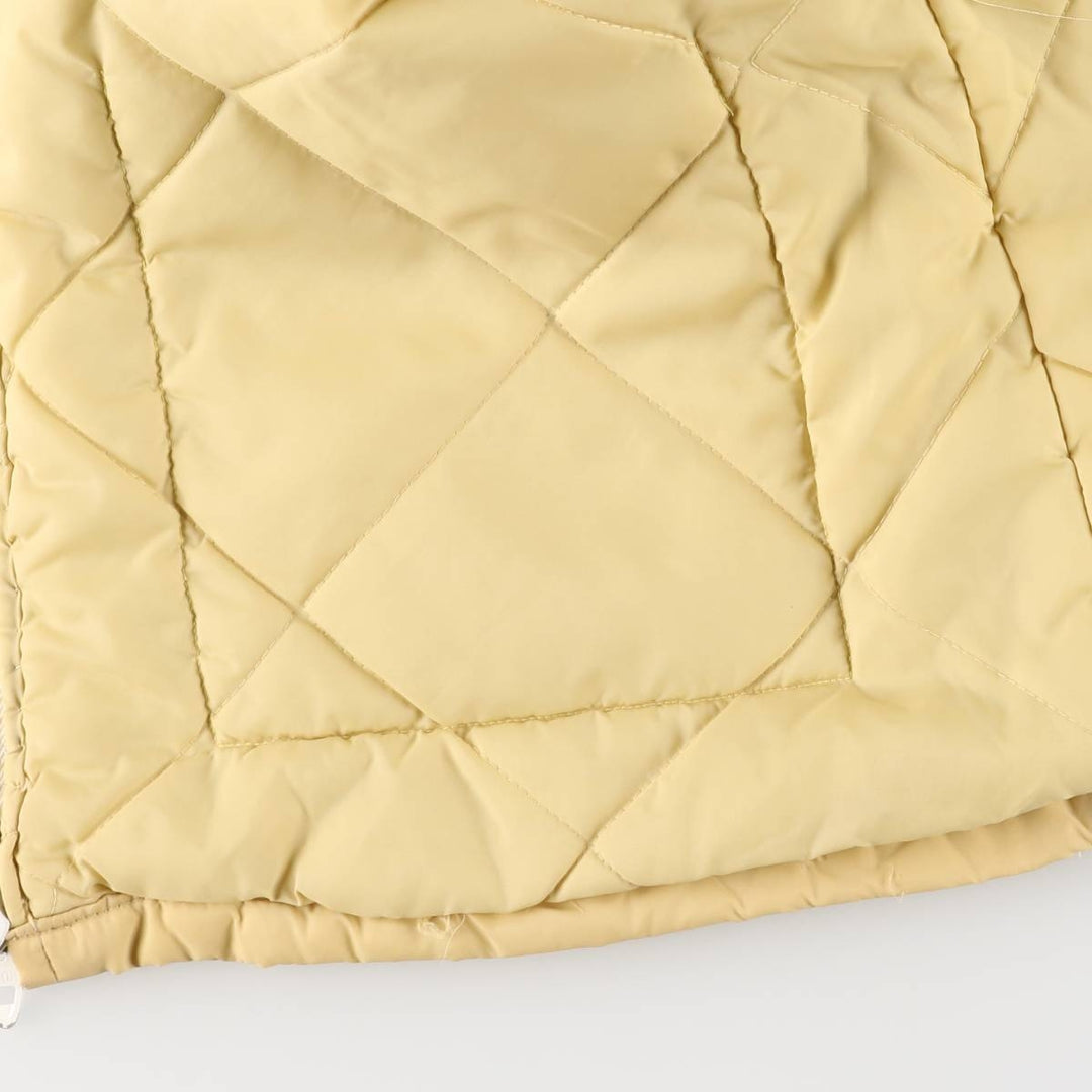 Vintage women's padded parka and puffer jacket, size L unclear yellow type Vintage Second Hand