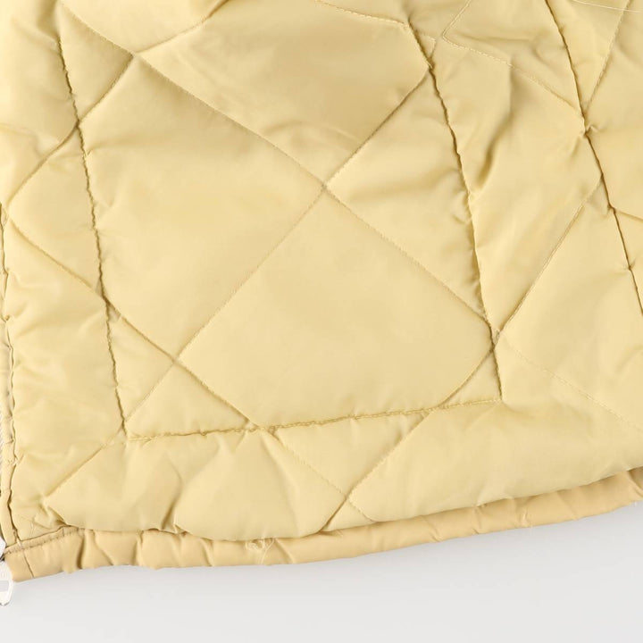 Vintage women's padded parka and puffer jacket, size L unclear yellow type Vintage Second Hand