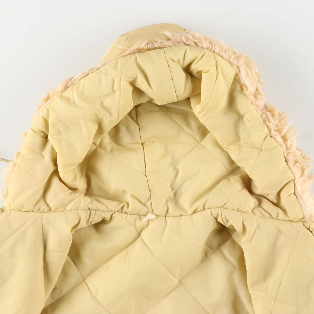Vintage women's padded parka and puffer jacket, size L unclear yellow type Vintage Second Hand