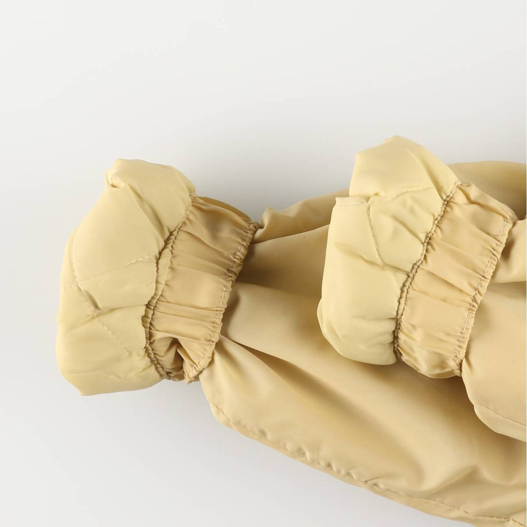 Vintage women's padded parka and puffer jacket, size L unclear yellow type Vintage Second Hand