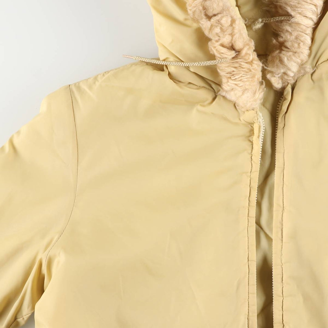 Vintage women's padded parka and puffer jacket, size L unclear yellow type Vintage Second Hand