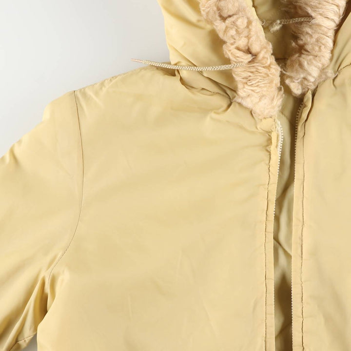 Vintage women's padded parka and puffer jacket, size L unclear yellow type Vintage Second Hand