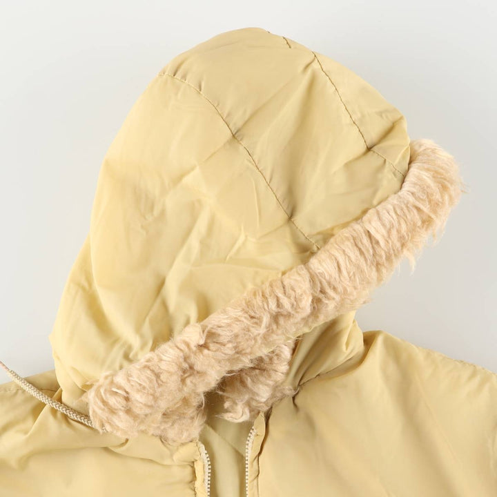 Vintage women's padded parka and puffer jacket, size L unclear yellow type Vintage Second Hand