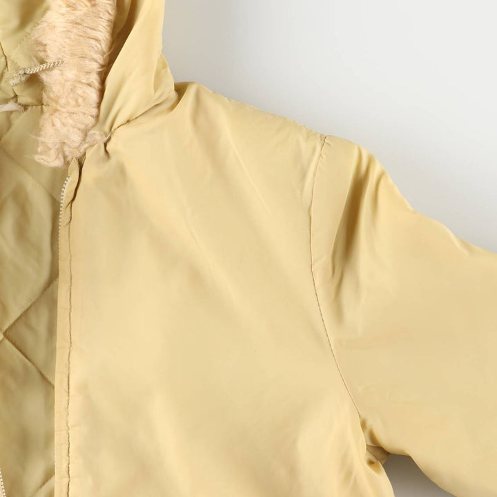 Vintage women's padded parka and puffer jacket, size L unclear yellow type Vintage Second Hand