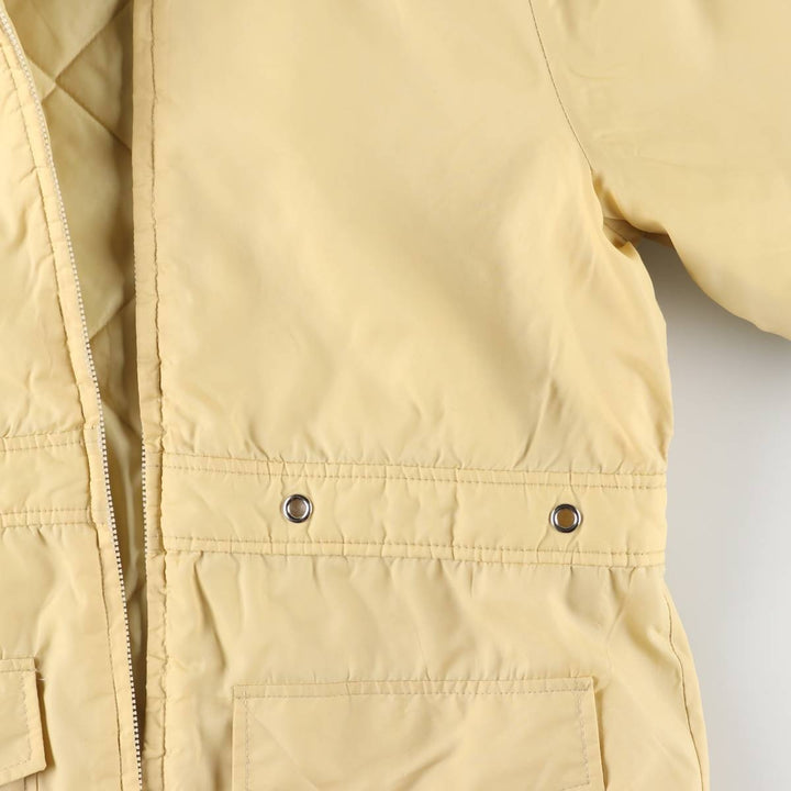 Vintage women's padded parka and puffer jacket, size L unclear yellow type Vintage Second Hand