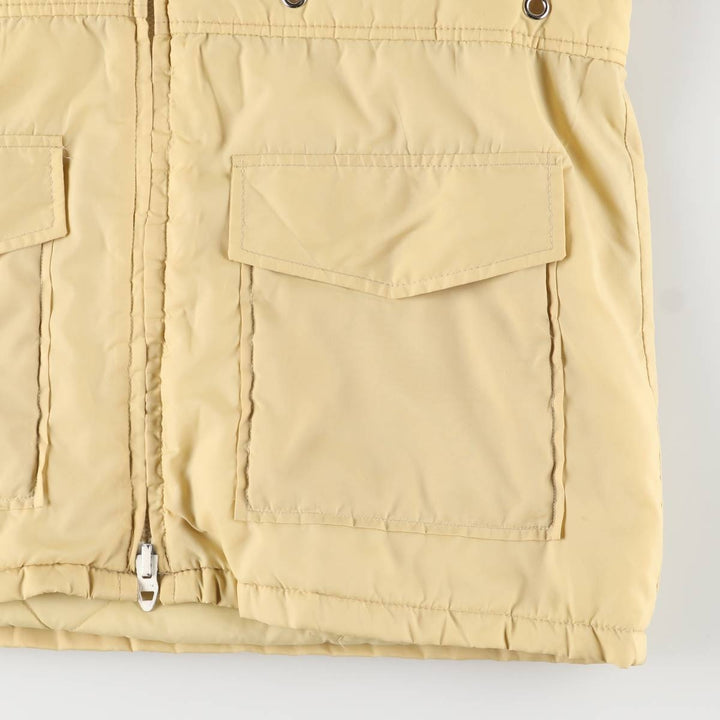 Vintage women's padded parka and puffer jacket, size L unclear yellow type Vintage Second Hand