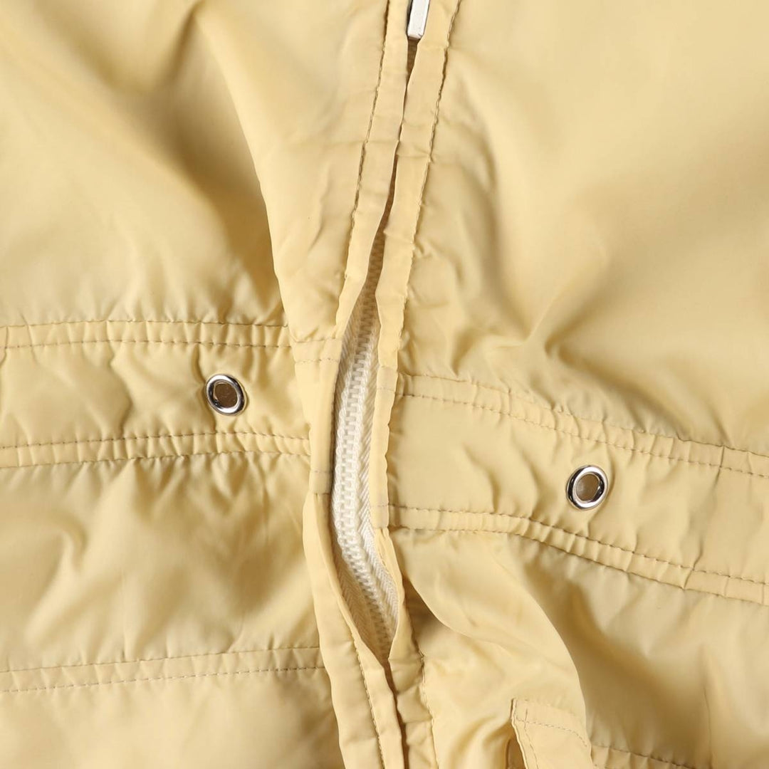 Vintage women's padded parka and puffer jacket, size L unclear yellow type Vintage Second Hand