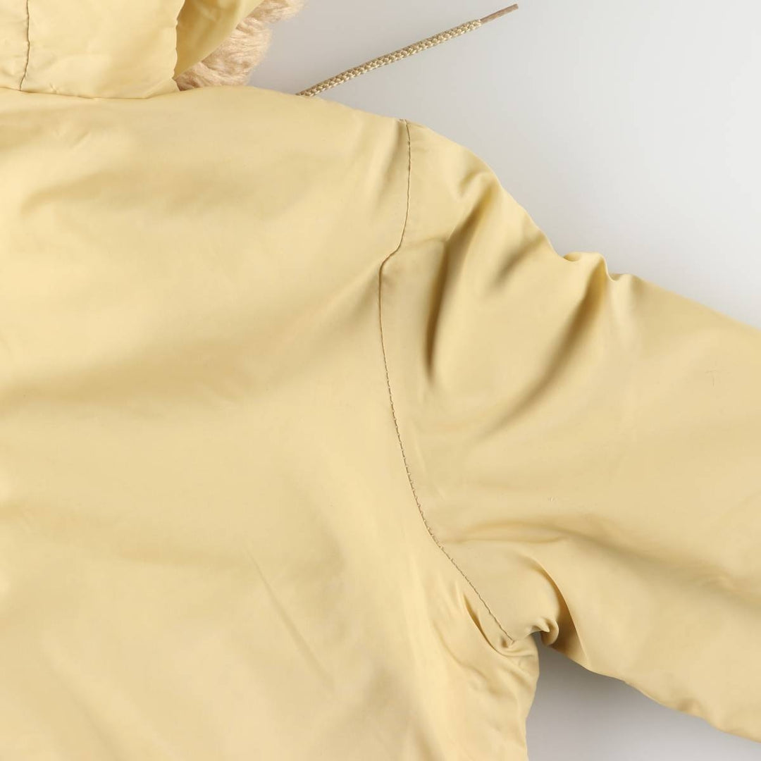 Vintage women's padded parka and puffer jacket, size L unclear yellow type Vintage Second Hand