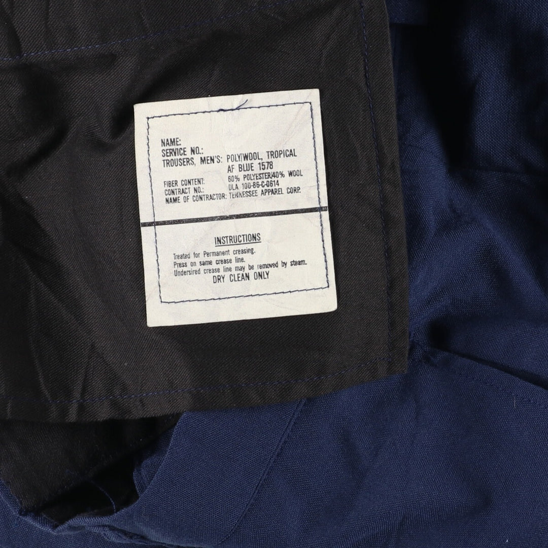 80'S US military authentic military dress pants, slacks pants, made in USA, size 34L, men's w33, vintage /eaa420776