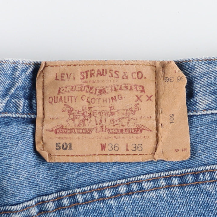 90'S Levi's 501 Straight Denim Pants Made in USA Men's W36 Vintage /eaa420809