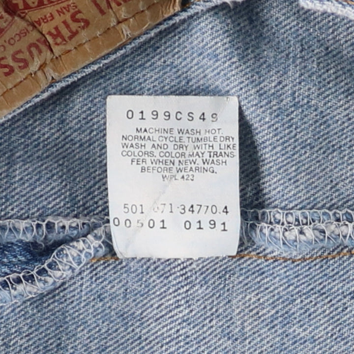 90'S Levi's 501 Straight Denim Pants Made in USA Men's W34 Vintage /eaa420814