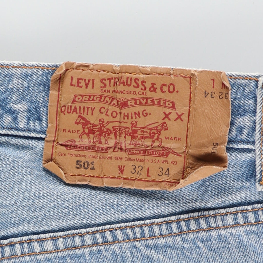 90'S Levi's 501-0115 Straight Denim Pants Made in USA Men's W30 Vintage /eaa420817