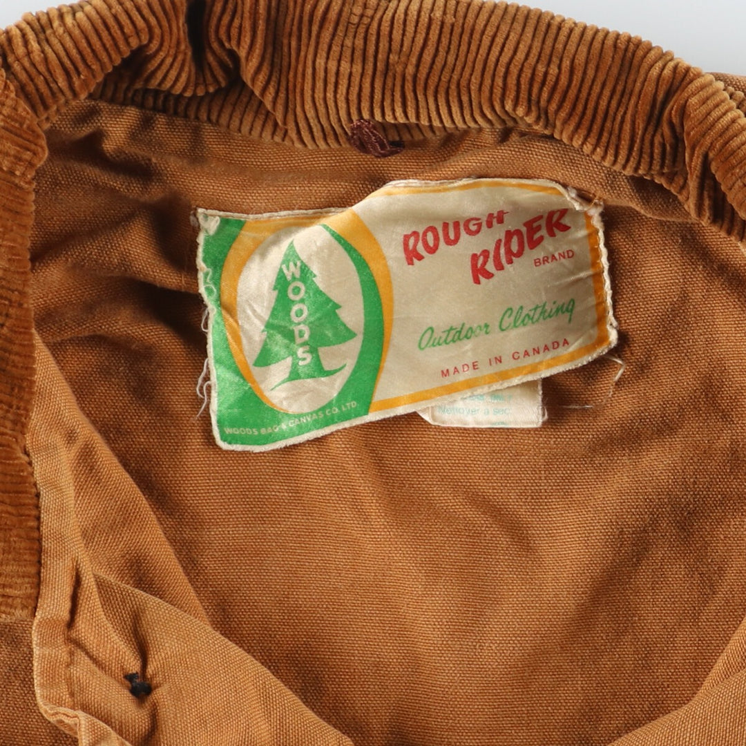 70s~ ROUGH RIDER Duck Hunting Jacket Made in Canada Men's L Vintage /eaa420856