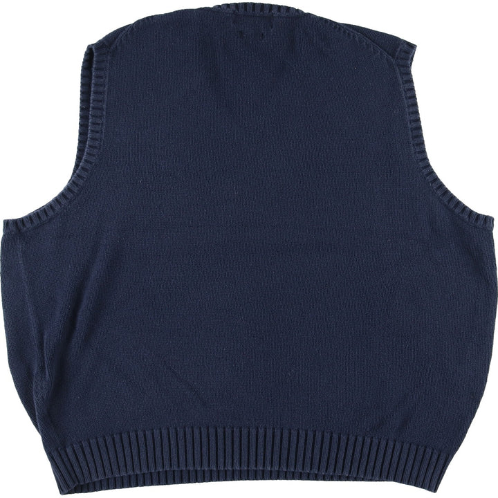 POLO by Ralph Lauren V-neck cotton knit vest, men's XXL / eaa420893