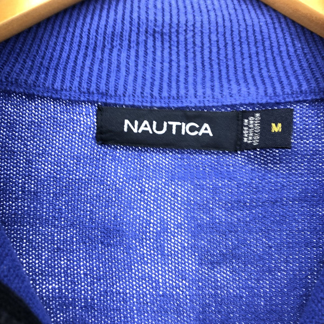 NAUTICA Cotton Knit Half Zip Sweater Men's M /eaa421107