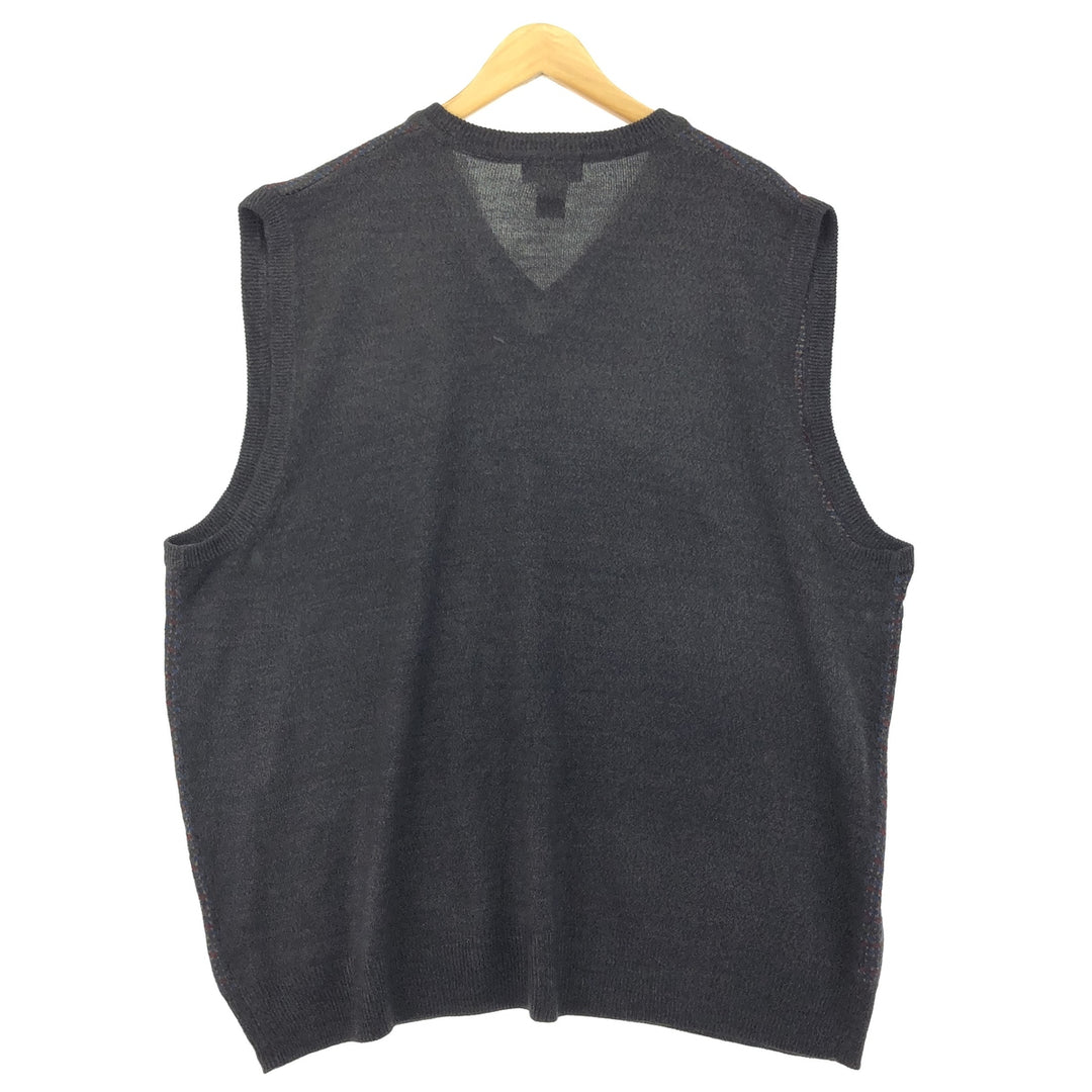 Dockers V-neck acrylic knit vest, men's XXL /eaa421126