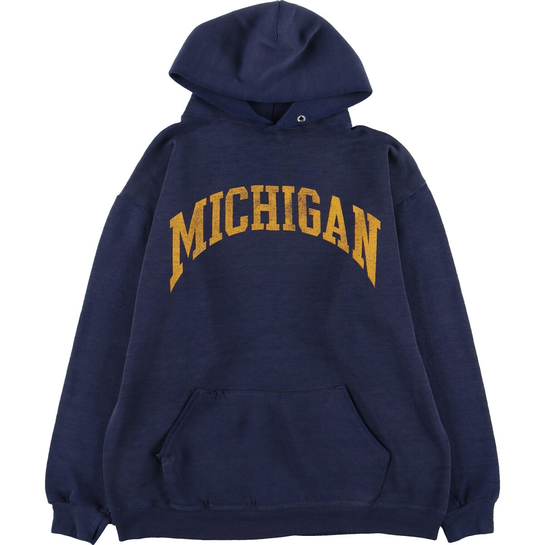 MICHIGAN University of Michigan College Sweatshirt Pullover Hoodie Men's M Size / eaa421168