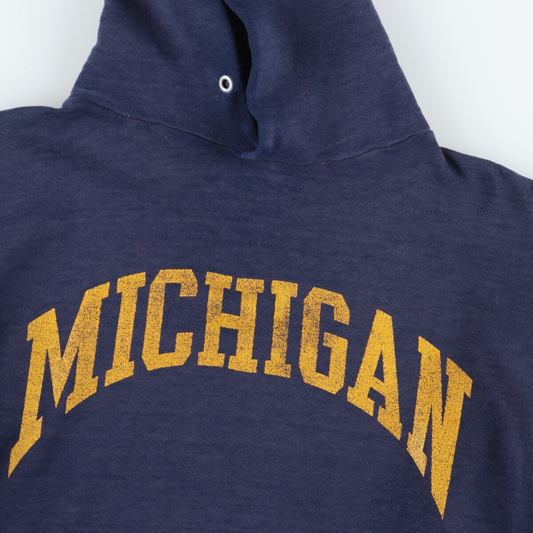 MICHIGAN University of Michigan College Sweatshirt Pullover Hoodie Men's M Size / eaa421168