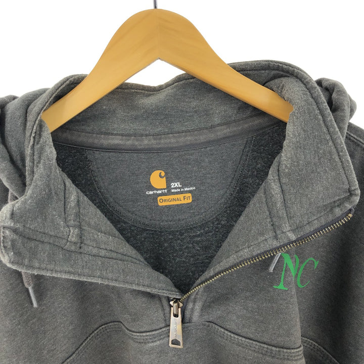 Carhartt ORIGINAL FIT Sweat Half Zip Hoodie Men's XXL /eaa421190