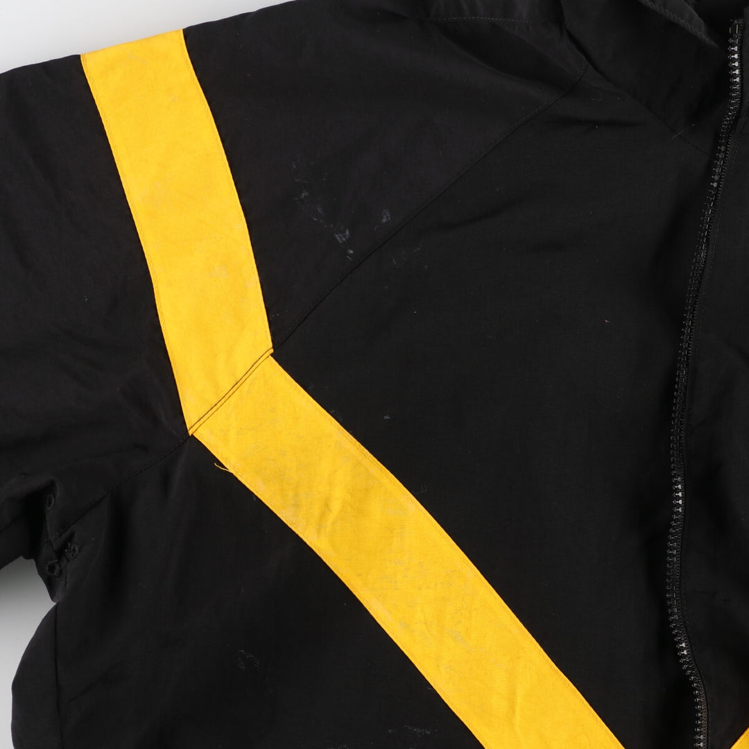 Genuine US Army APFU Training Jacket, Nylon Jacket, Made in USA, MEDIUM Nylon black type Vintage Second Hand