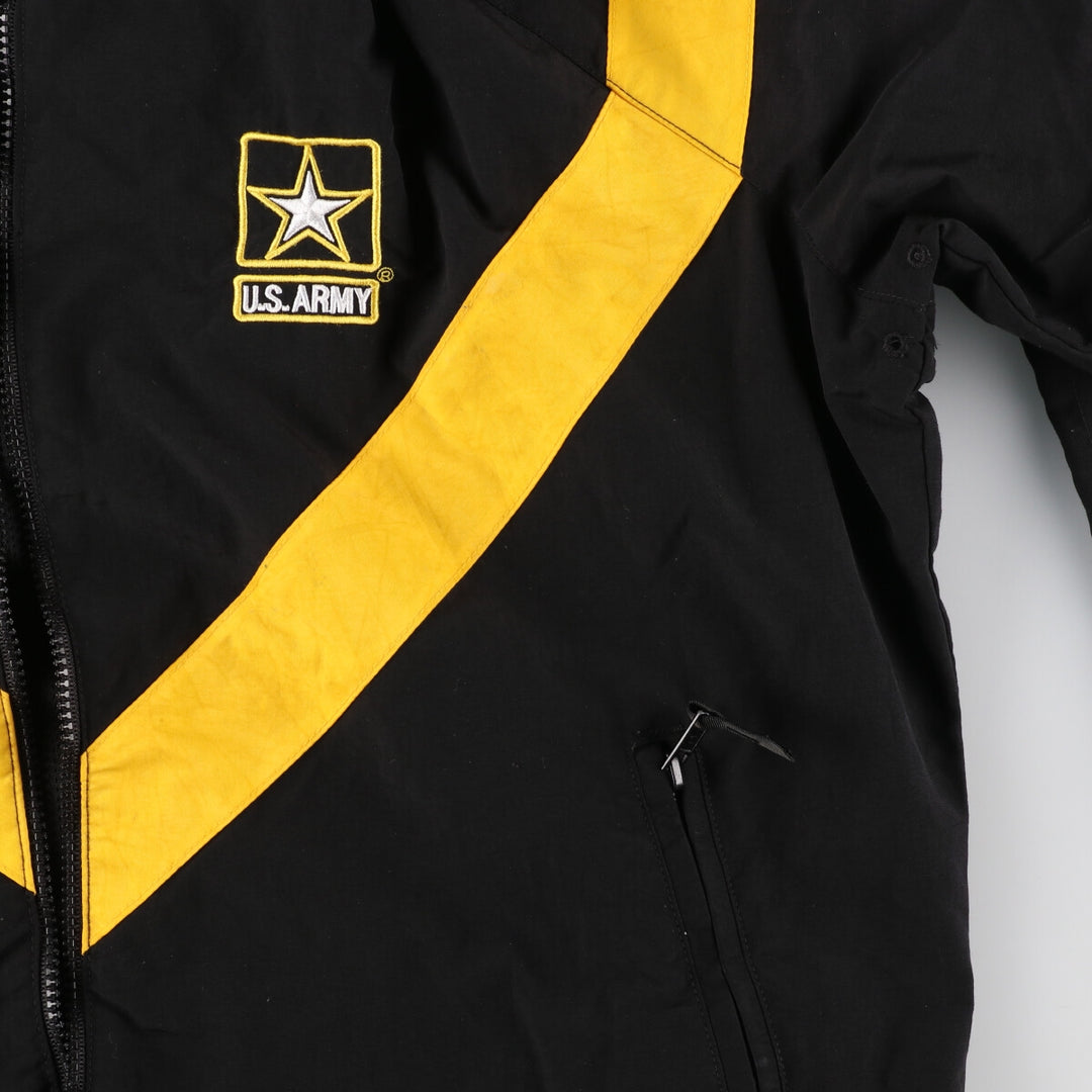 Genuine US Army APFU Training Jacket, Nylon Jacket, Made in USA, MEDIUM Nylon black type Vintage Second Hand