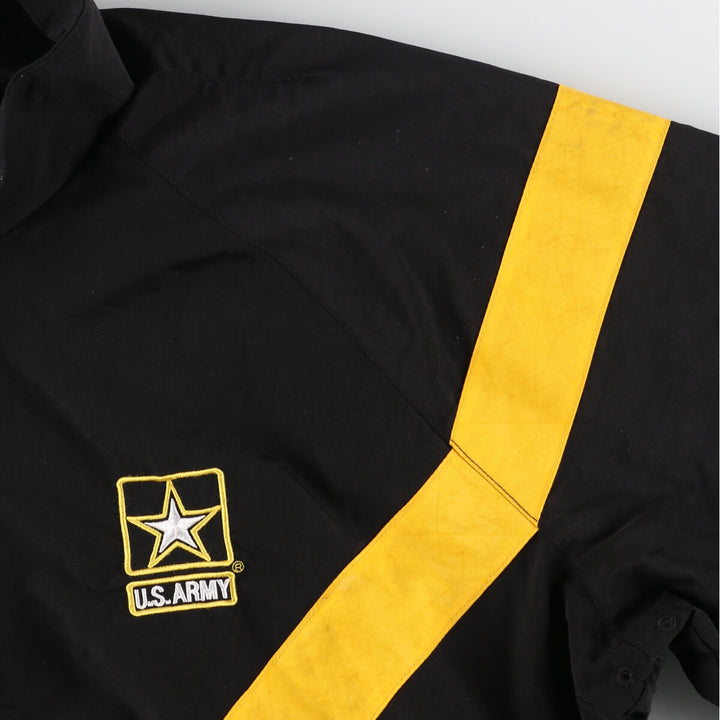 Genuine US Army APFU Training Jacket, Nylon Jacket, Made in USA, MEDIUM Nylon black type Vintage Second Hand