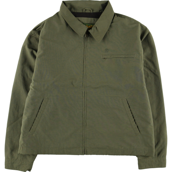 90s-00'S Timberland WEATHERGEAR Swing Top Nylon Jacket, Men's XL Nylon Khaki type Vintage Second Hand