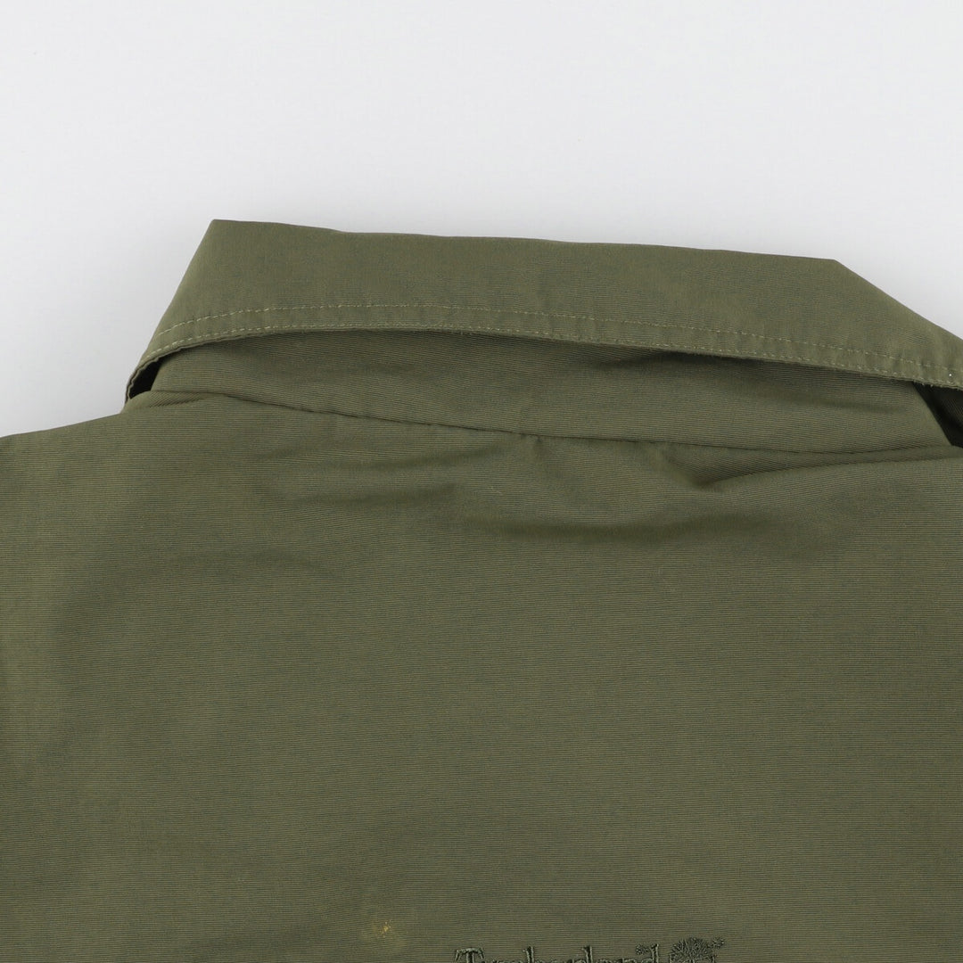 90s-00'S Timberland WEATHERGEAR Swing Top Nylon Jacket, Men's XL Nylon Khaki type Vintage Second Hand
