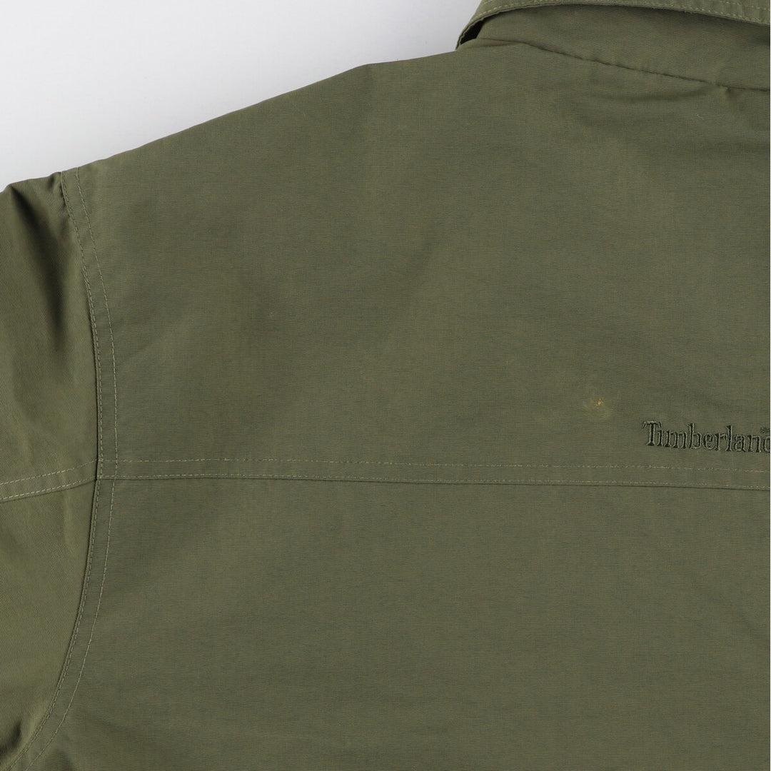 90s-00'S Timberland WEATHERGEAR Swing Top Nylon Jacket, Men's XL Nylon Khaki type Vintage Second Hand