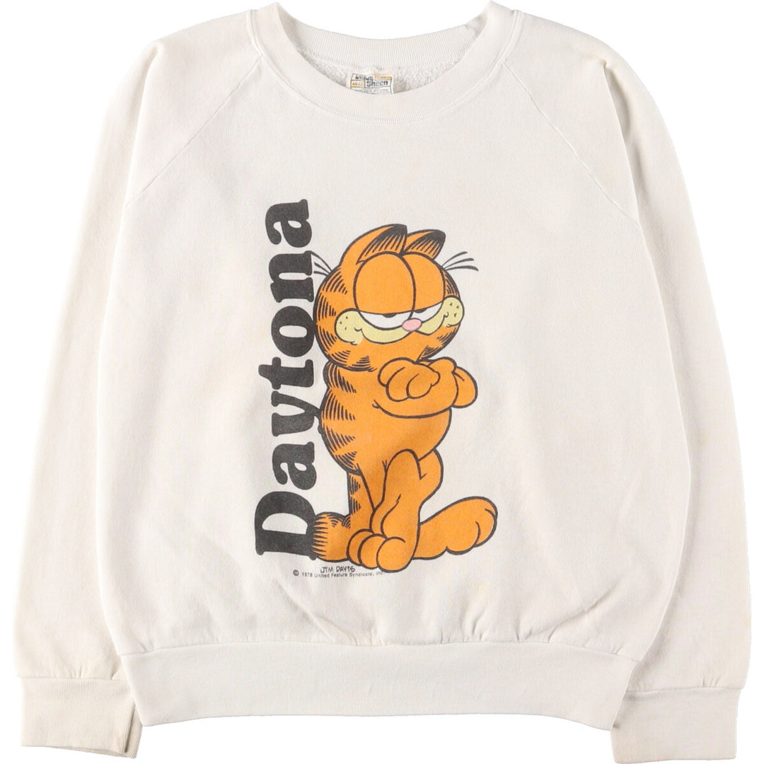 70'S Velva Sheen Garfield Character Sweatshirt, Made in USA, Men's M, Vintage /eaa421280