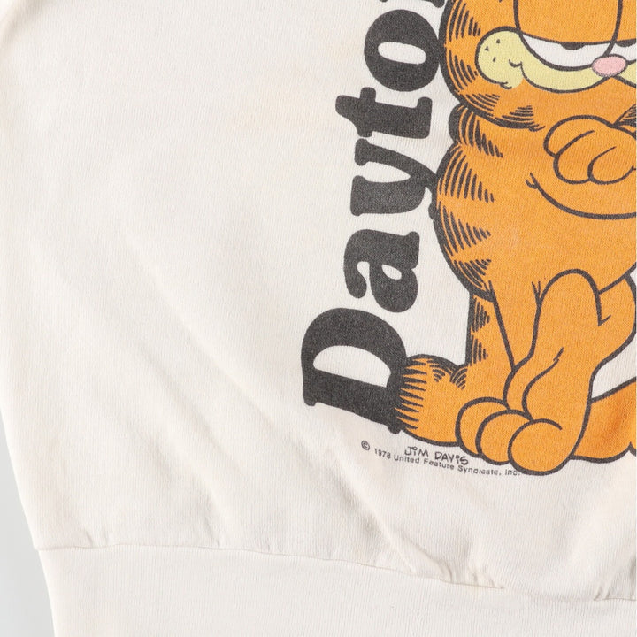 70'S Velva Sheen Garfield Character Sweatshirt, Made in USA, Men's M, Vintage /eaa421280