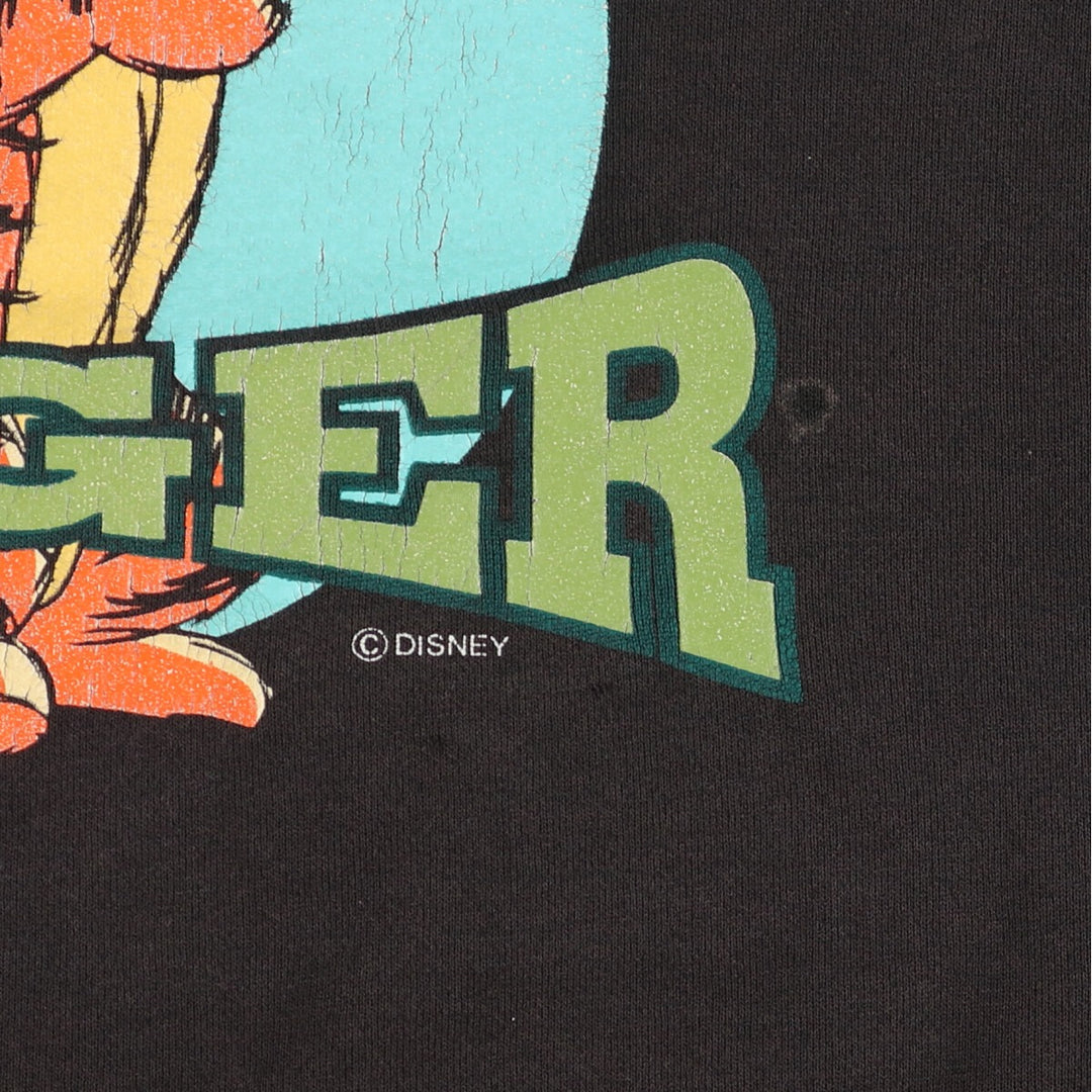 ~90'S Hanes Heavyweight TIGGER character sweatshirt, made in USA, men's XL, vintage /eaa421284