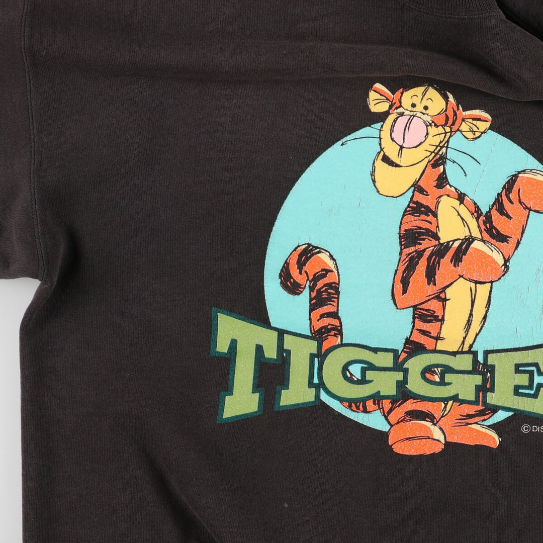 ~90'S Hanes Heavyweight TIGGER character sweatshirt, made in USA, men's XL, vintage /eaa421284