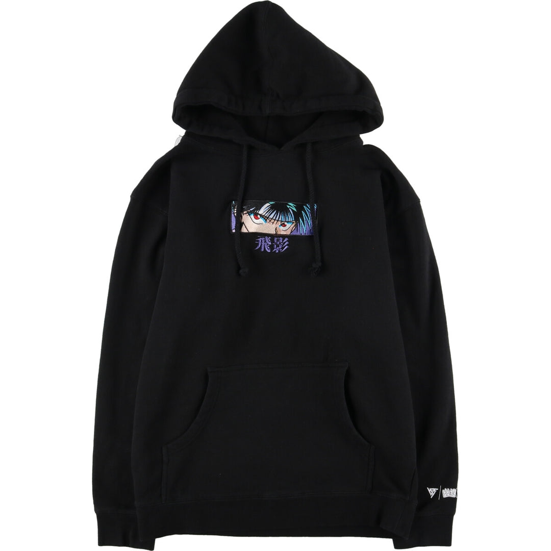 Hypland YU YU HAKUSHO Yu Yu Hakusho Hiei Character Sweat Pullover Hoodie Men's M size /eaa421289