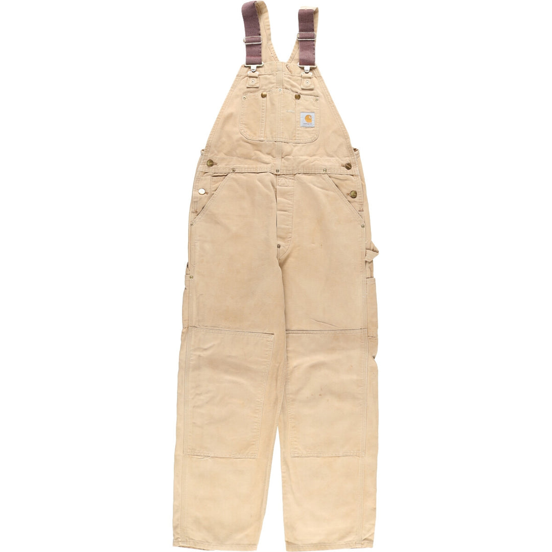 Carhartt Double Knee Duck Overalls Men's W34 equivalent / eaa421293