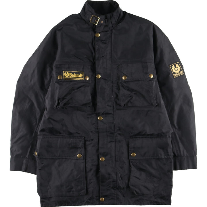 Vintage 1990'S Belstaff XL500 Trialmaster padded puffer jacket, made in the UK, size M. Polyurethane Coated Nylon black type Vintage Second Hand