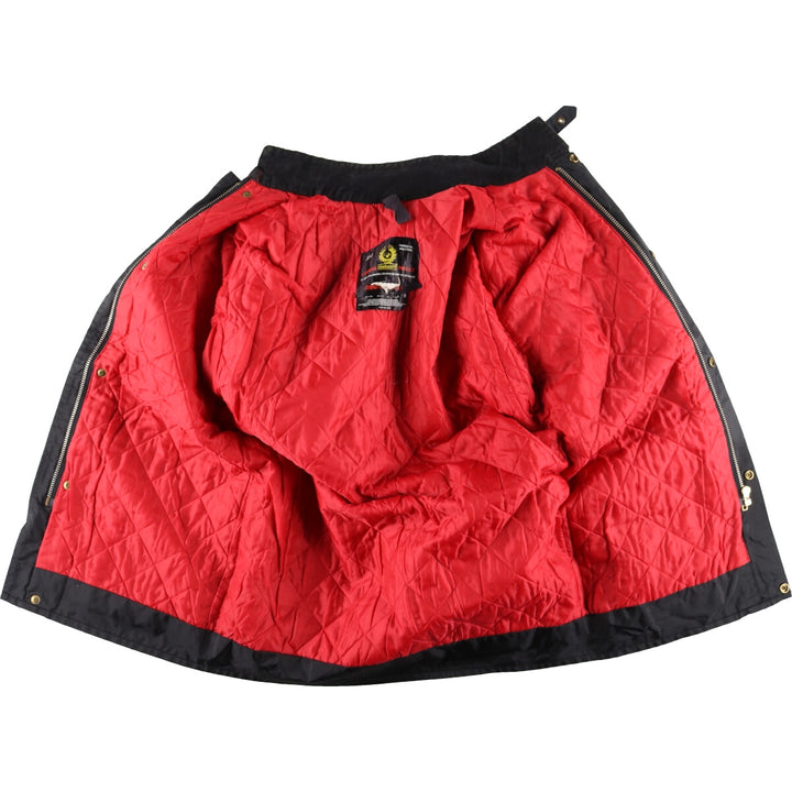 Vintage 1990'S Belstaff XL500 Trialmaster padded puffer jacket, made in the UK, size M. Polyurethane Coated Nylon black type Vintage Second Hand