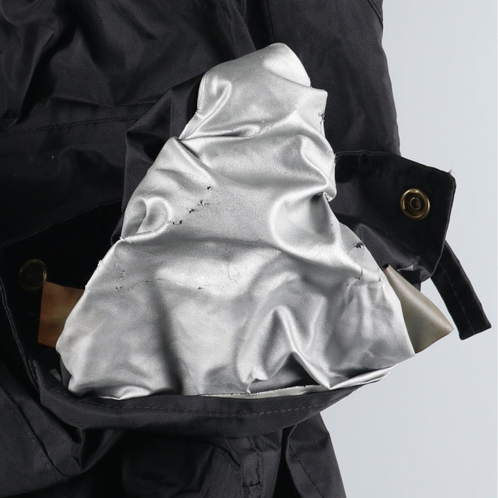 Vintage 1990'S Belstaff XL500 Trialmaster padded puffer jacket, made in the UK, size M. Polyurethane Coated Nylon black type Vintage Second Hand