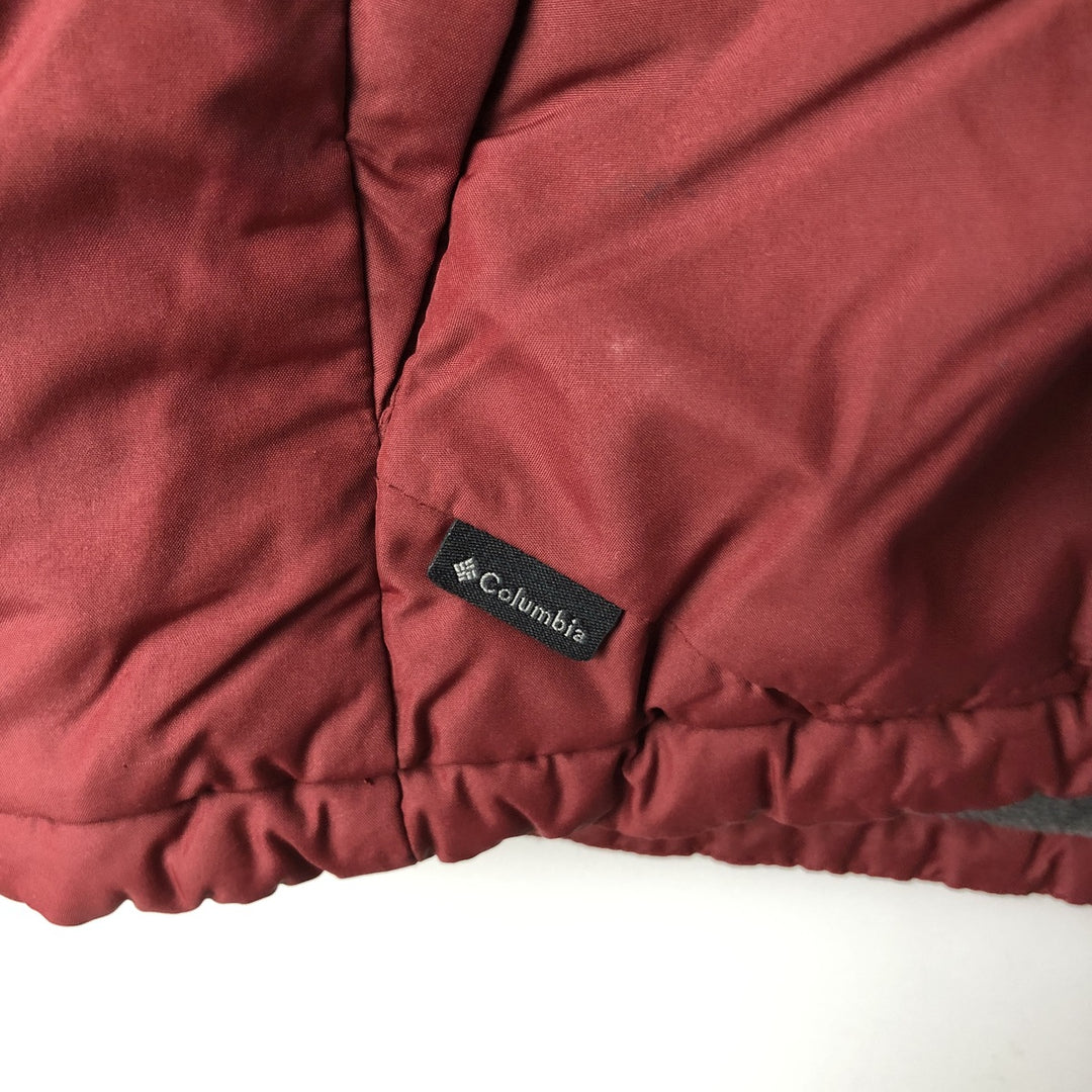 Columbia INTERCHANGE Men's Padded Puffer Jacket, Size L polyester red type Vintage Second Hand