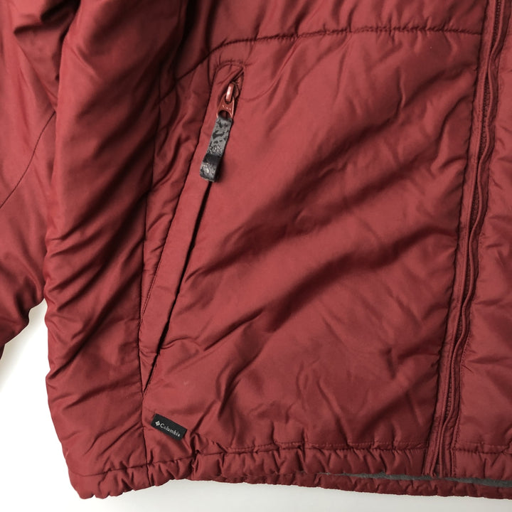 Columbia INTERCHANGE Men's Padded Puffer Jacket, Size L polyester red type Vintage Second Hand